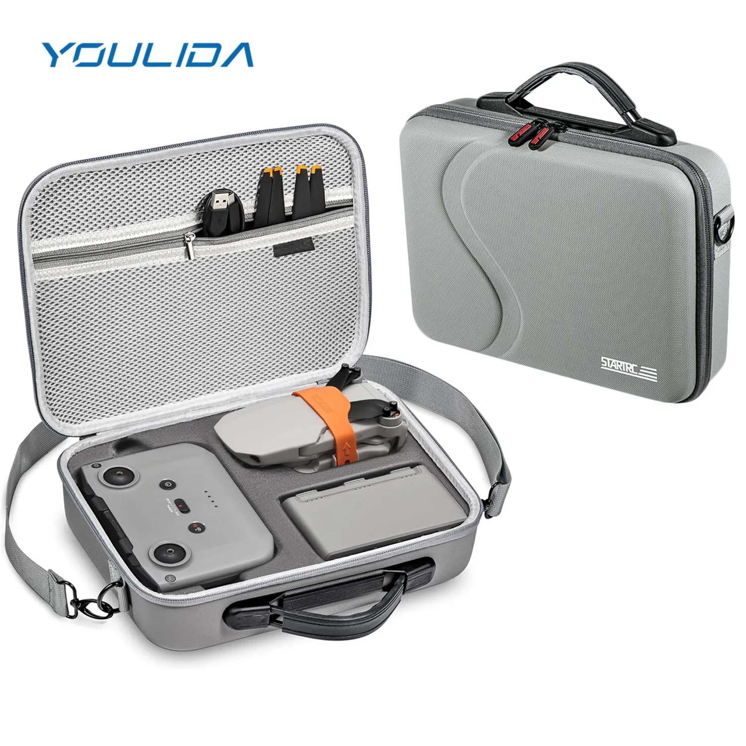 Mini 2 Shoulder Bag PU Portabl - Drone Carrying Case 评论和价格