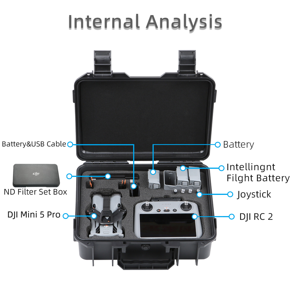 Case For DJI Mini 5 Pro Explos - Drone Hard Shell Case 评论和价格