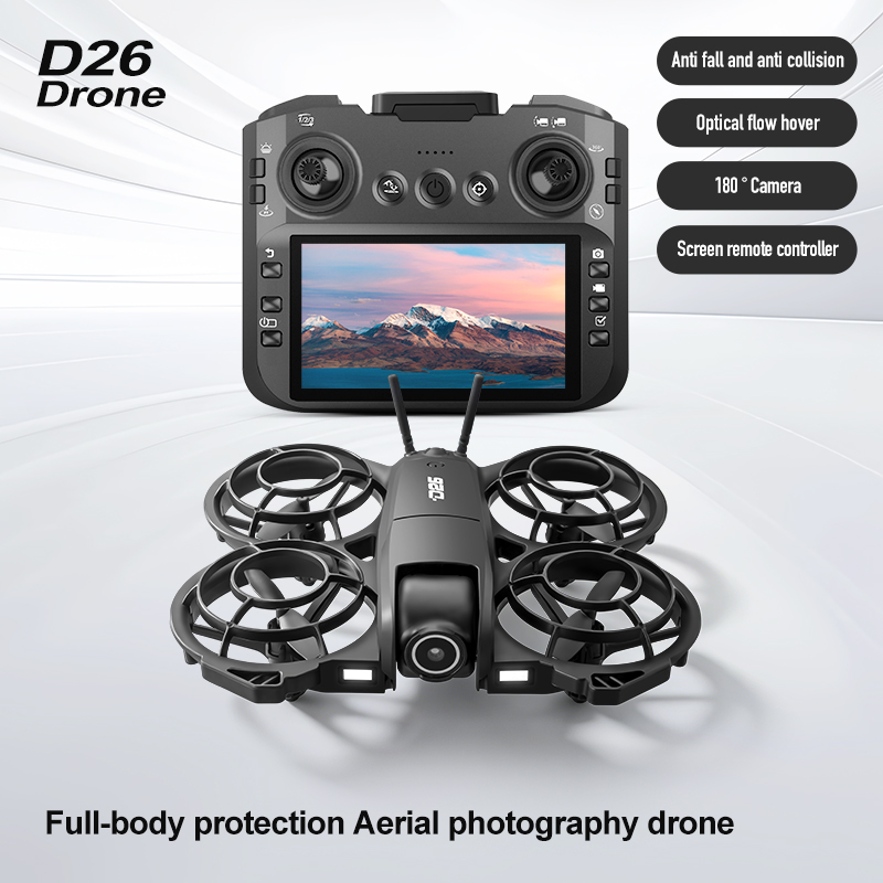 D26 Drone 4K Aerial HD 180° Ca - Drone Controller Screen 评论和价格