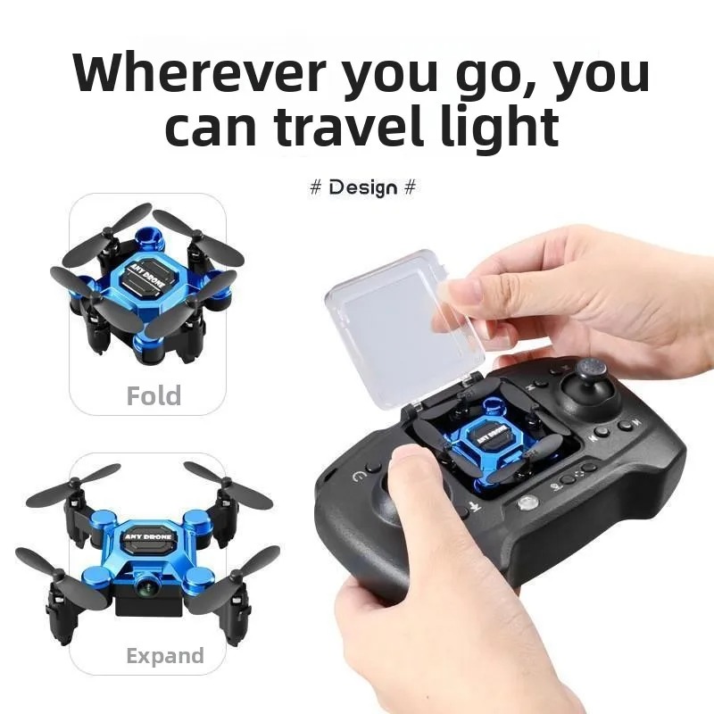 Mini Folding Mosquito Drone wi - Drone Remote Controller Lanyard 评论和价格