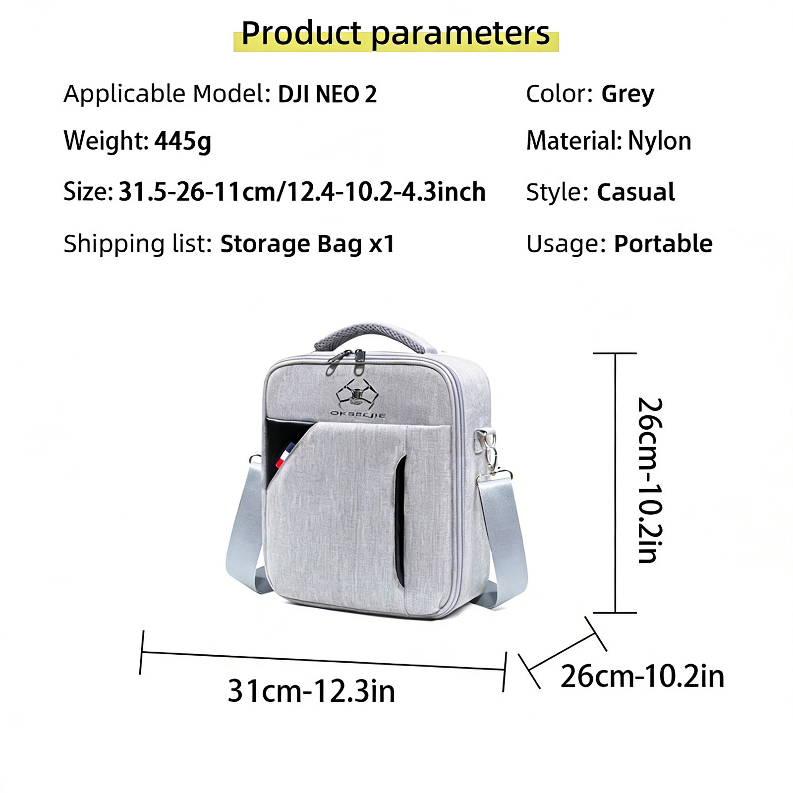 ZuruKin RCXB058 Shoulder Stora - Drone Carrying Case 评论和价格