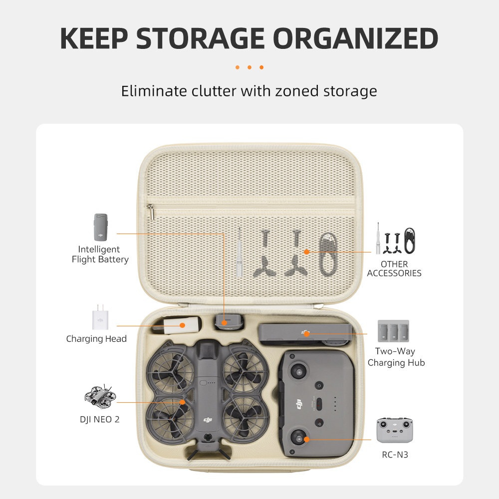 Storage Bag for DJI Neo 2 Fly  - Drone Controller Hood 评论和价格