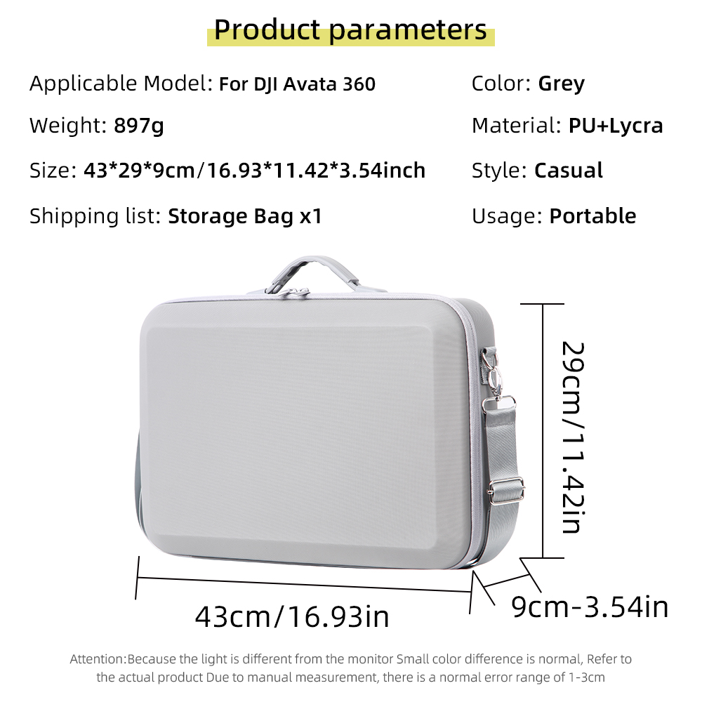 Portable PU Storage Case for D - Drone Carrying Case 评论和价格